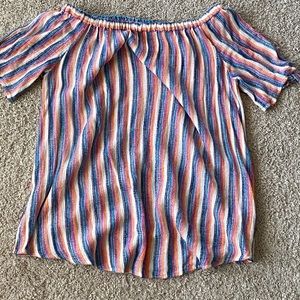 Off the shoulder mini dress/coverup